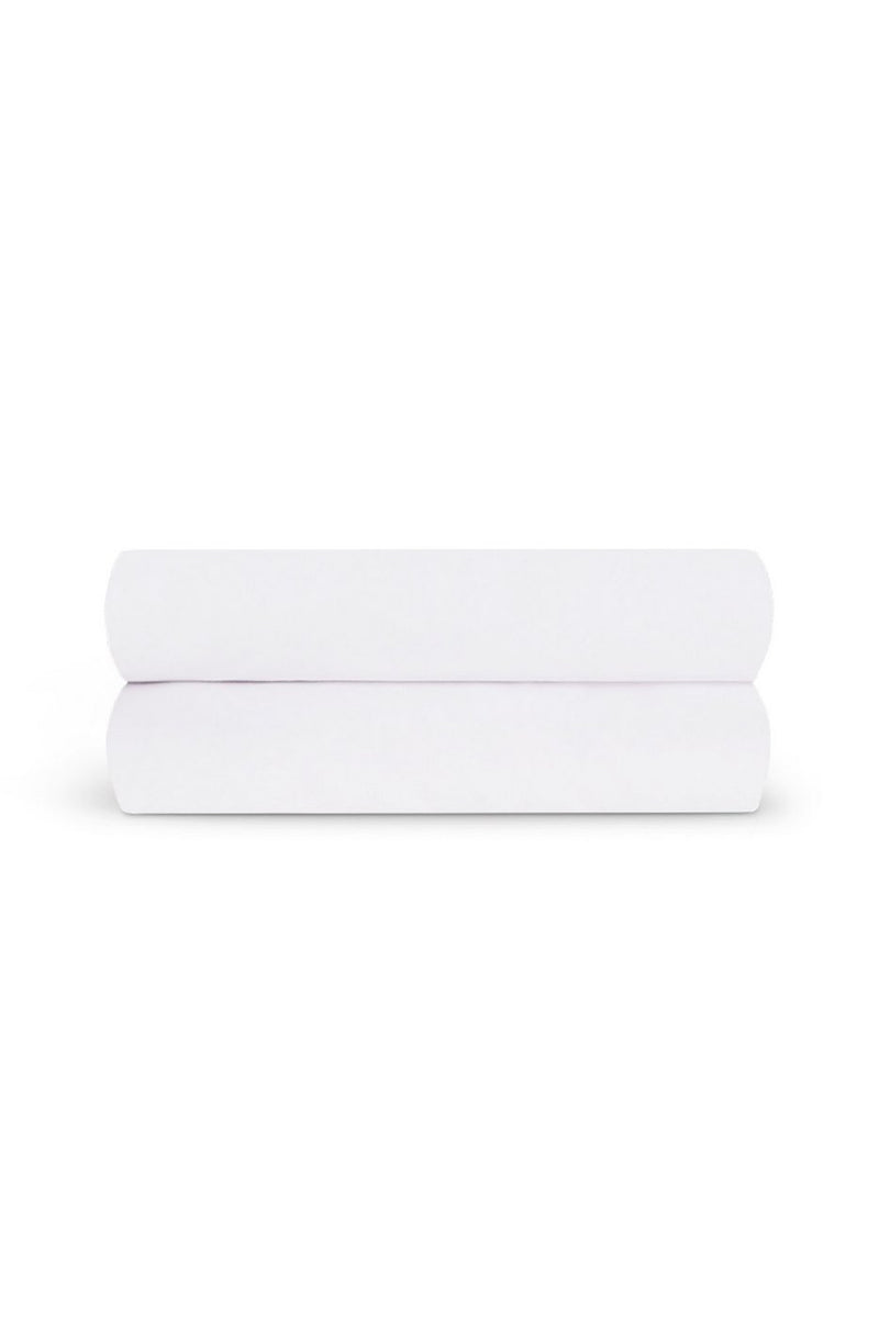 Drap Housse - Percale De Coton - Blanc