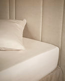 Drap Housse Percale De Coton - Ecru