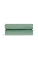 Drap Housse - Percale De Coton - Vert Lichen