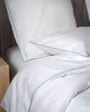 Drap housse Percale de coton - Bonnet 40 cm - Blanc