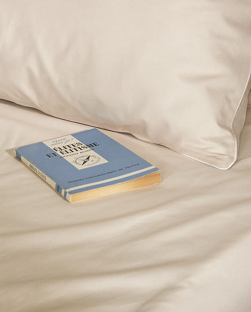 Drap Housse - Percale De Coton - Écru