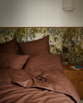 Drap Housse Percale De Coton - Chocolat