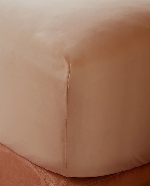 Drap Housse Percale De Coton - Nude