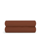 Lenzuolo Con Angoli In Percalle Di Cotone - Cioccolato