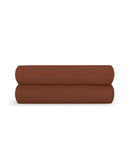Drap Housse Percale De Coton - Chocolat