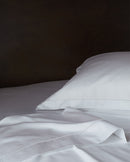 Drap housse Satin de coton - Blanc