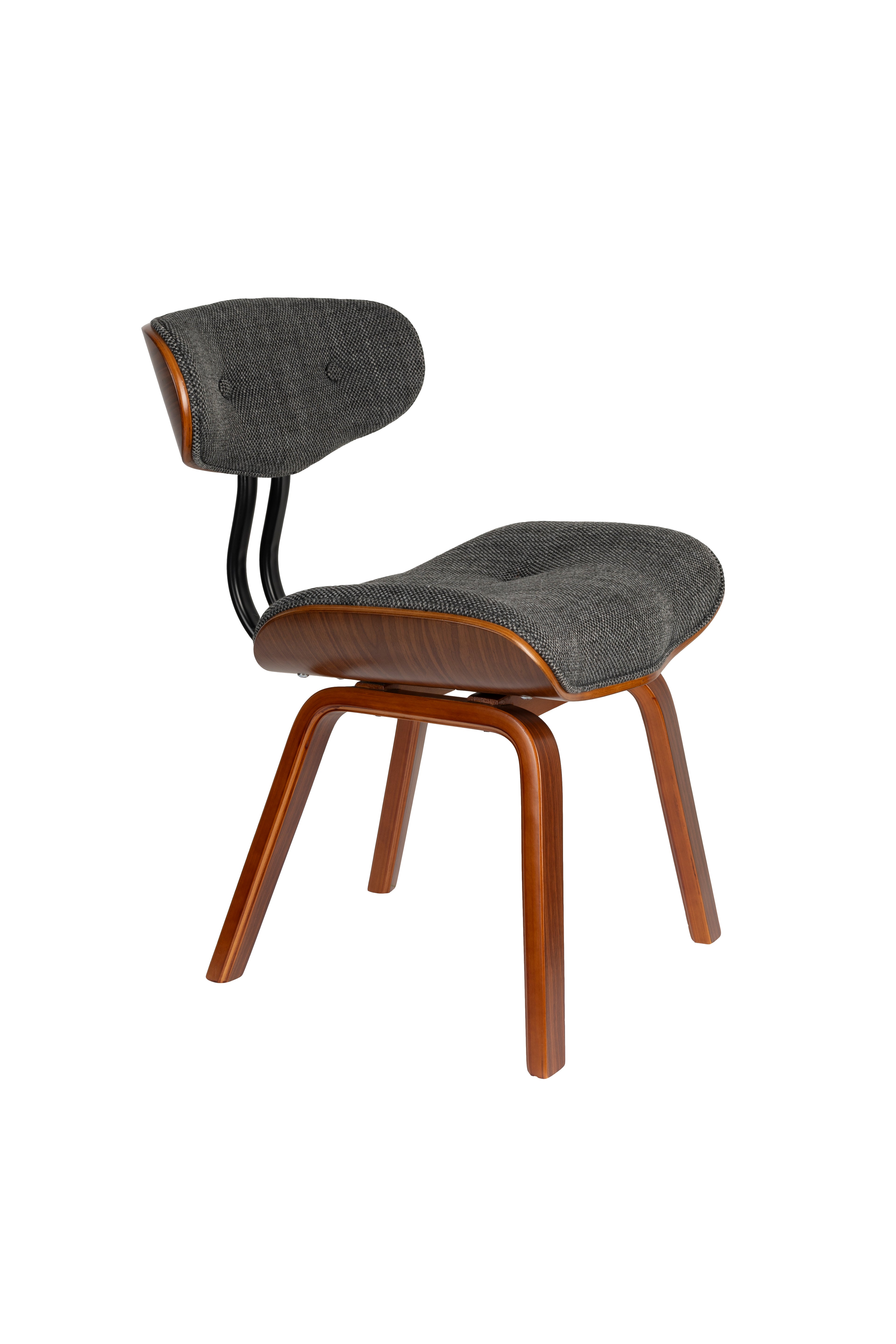 Blackwood - Chair - Bent poplar wood - Gray