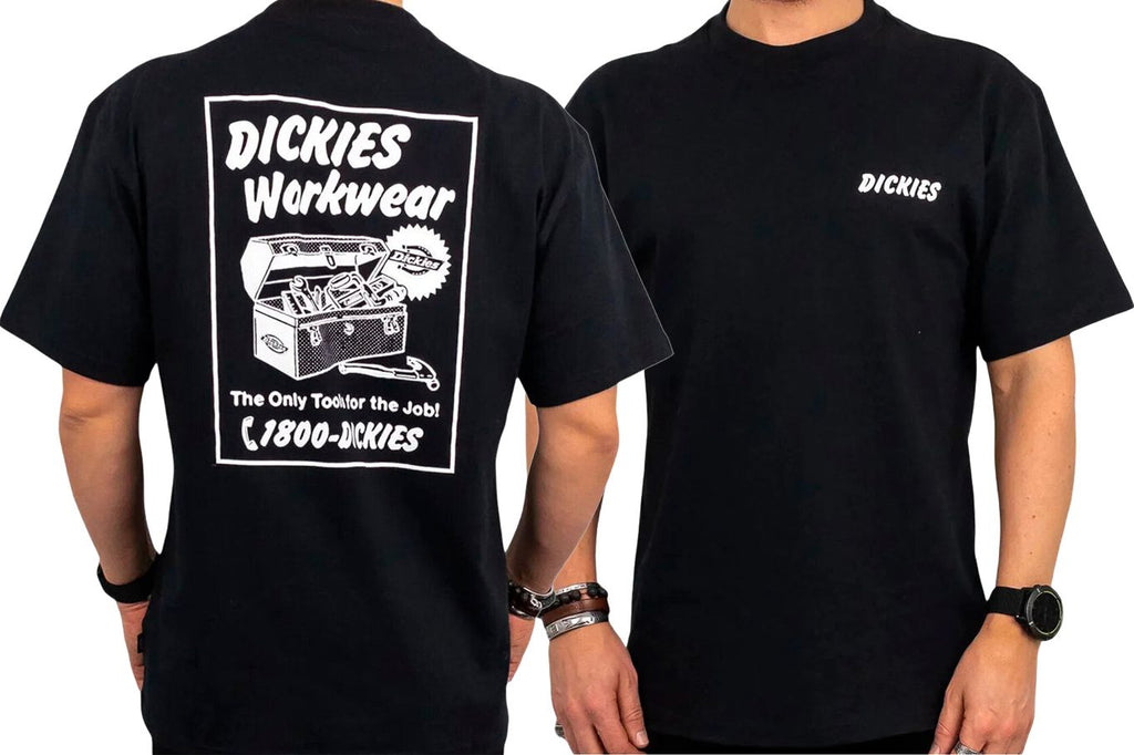 Dickies Dry Ridge Ss Tee Black - Polo A Maniche Corte - Black