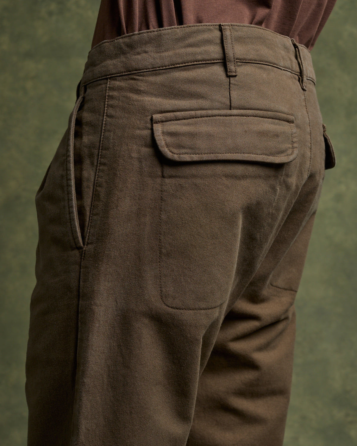 Pantalon Casual Diego Twill - Vert Jeep