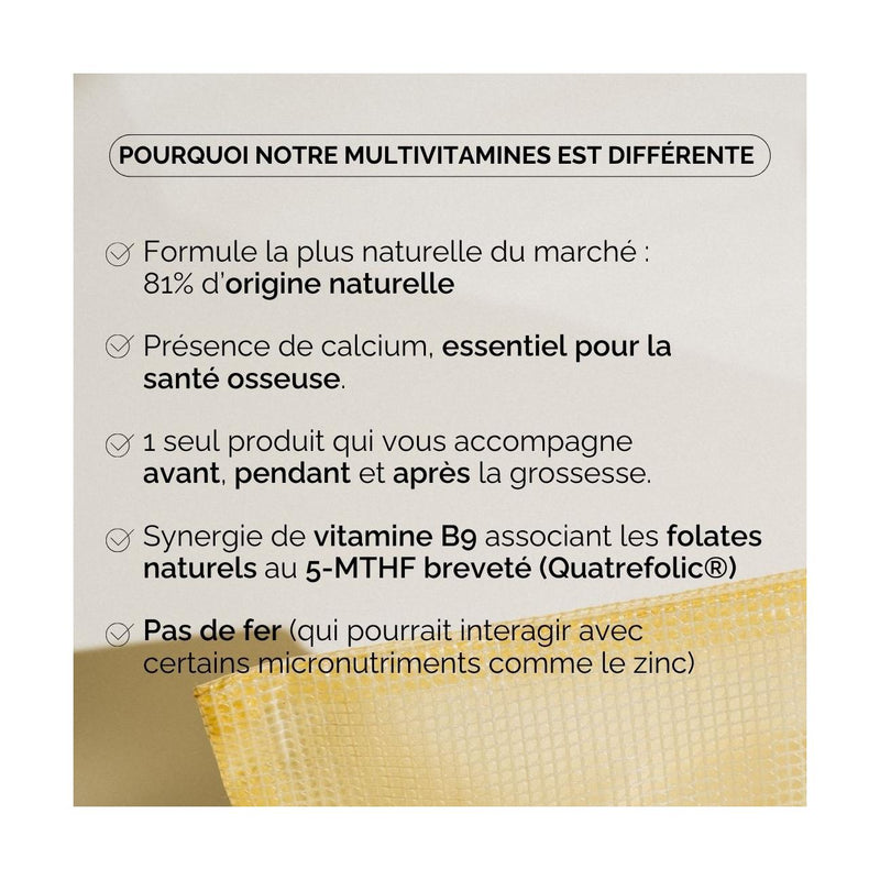 Multivitamines Grossesse