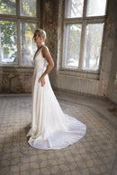 Robe Longue Adelaide - Blanc Soie