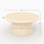 Apoline - Table Basse Laquée Blanche En Mdf