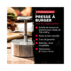 Pressa Per Hamburger Fm Professional - Grigio