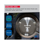 Padella In Acciaio Inox 18/10 Senza Rivestimento Elo Profi Therm - Inox