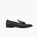 Mocassins Pompon - Cuir De Veau Lisse - Noir
