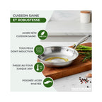 Padella In Acciaio Inox 18/10 Triply Fackelmann Vita3 - Inox