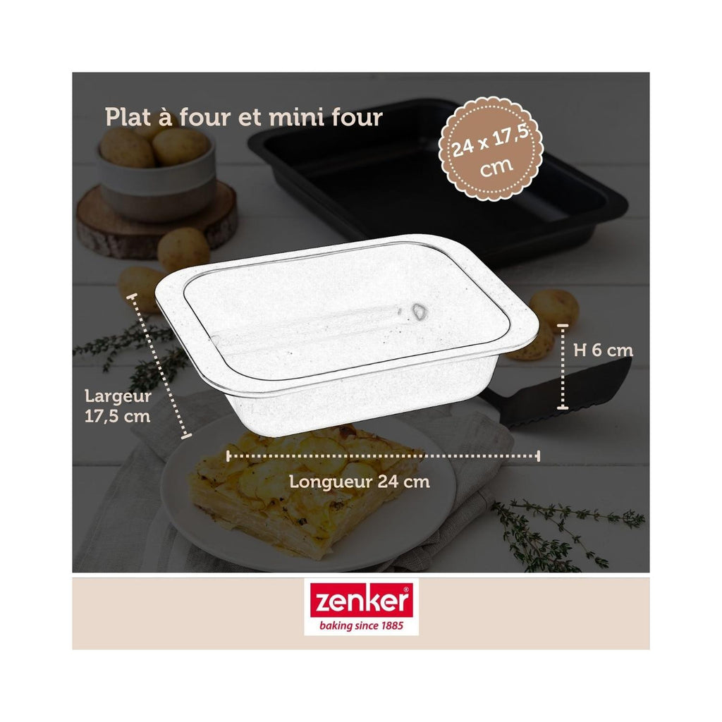Plat À Four Zenker Spécial Cooking - Noir