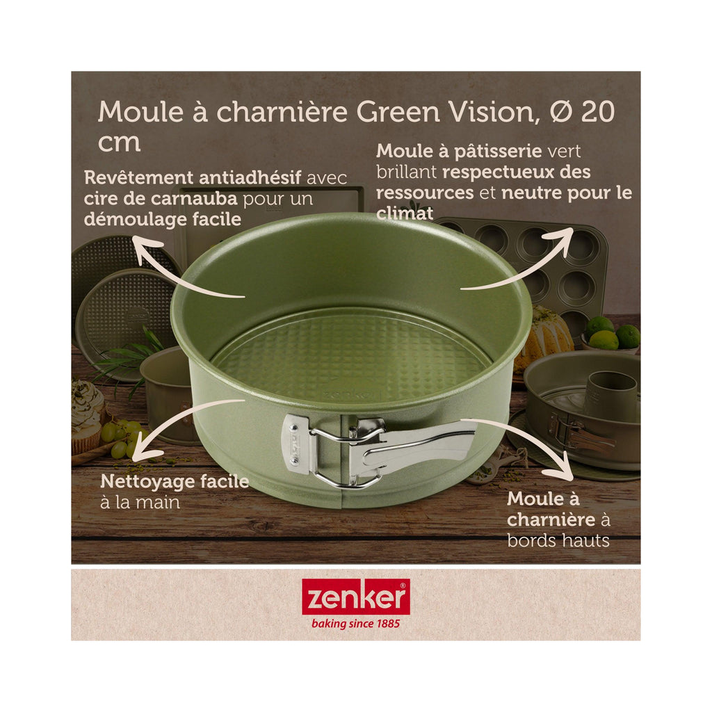 Springform Cake Tin Zenker Green Vision - Green