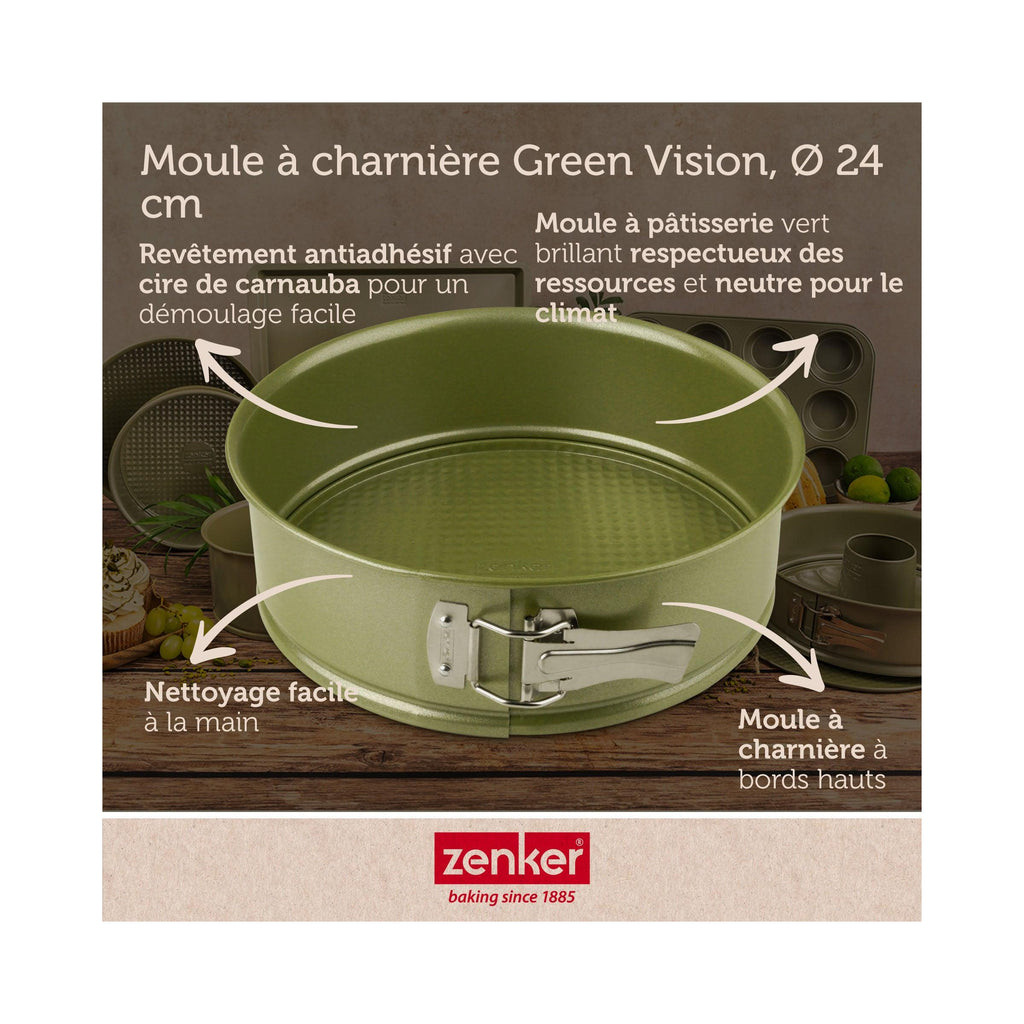 Springform Cake Tin Zenker Green Vision - Green