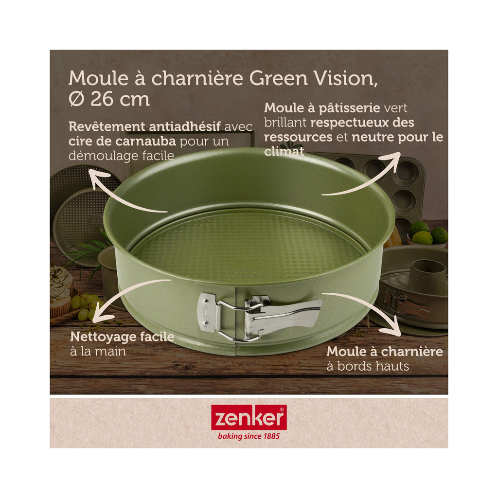 Springform Cake Tin Zenker Green Vision - Green