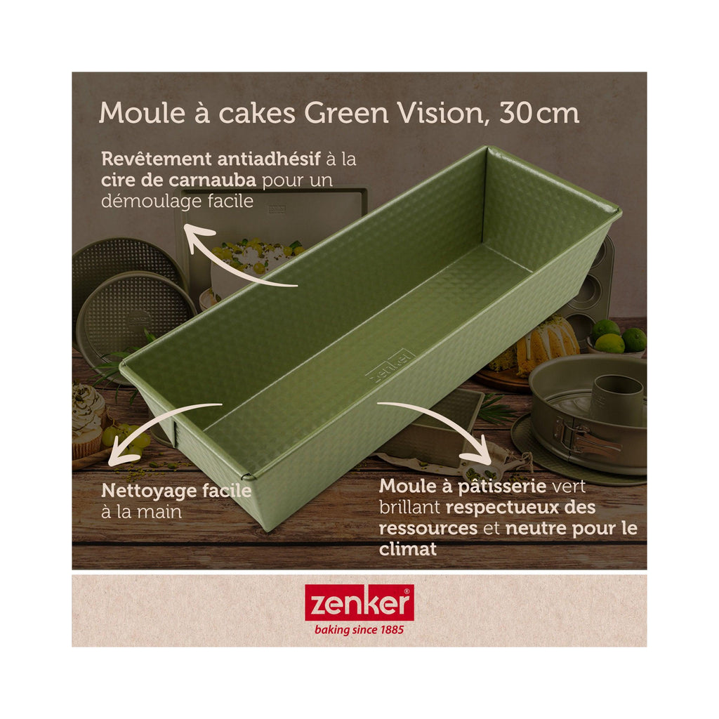Moule À Cake Zenker Green Vision - Vert