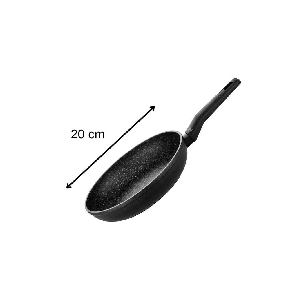 Sartén Y Tapa Elo Granit Solution - Negro