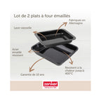 Set Di 2 Teglie Da Forno Rettangolari Zenker Special Cooking - Nero