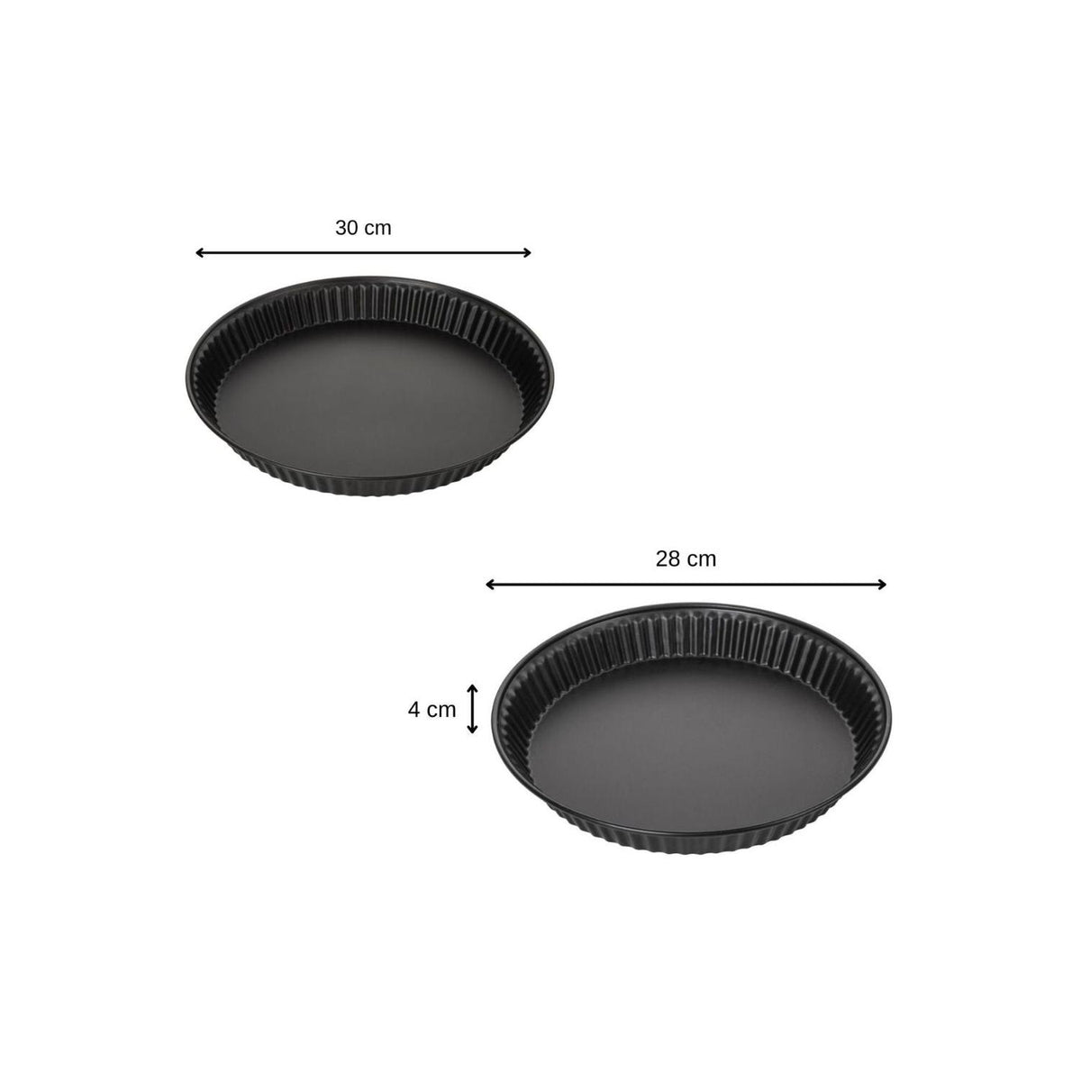 Set De 2 Moules À Tartes Ou Quiches Zenker Spécial Countries - Noir