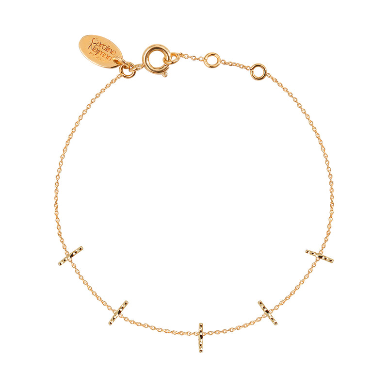 Bracelet Disco Doré