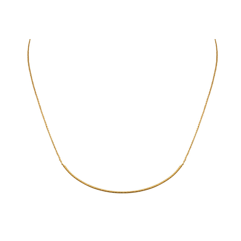Collier Disco Doré