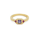Amethyst And Rose Diva Ring