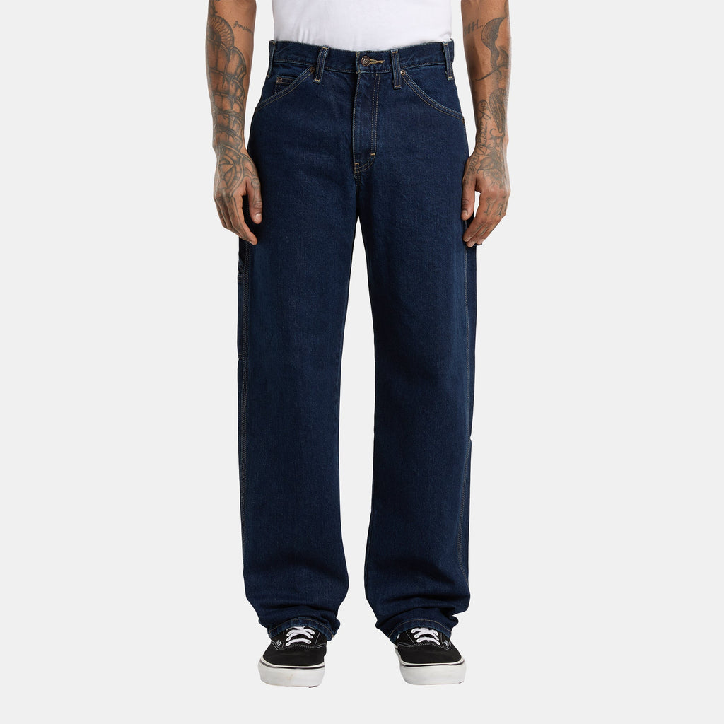 Vaqueros de trabajo Utility Relaxed - Azul índigo lavado - Hombre