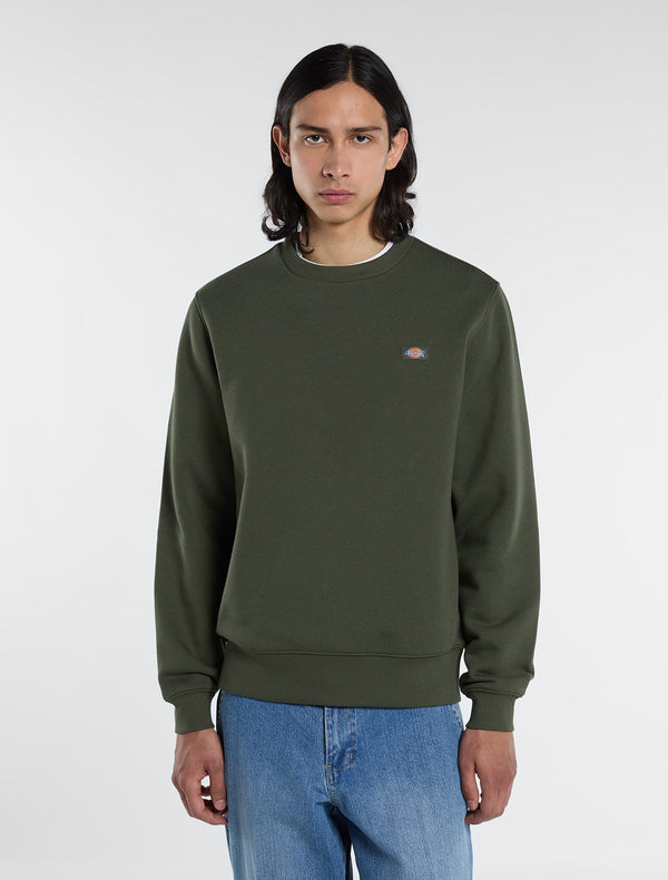 Felpa girocollo Oakport - Verde abisso - Uomo
