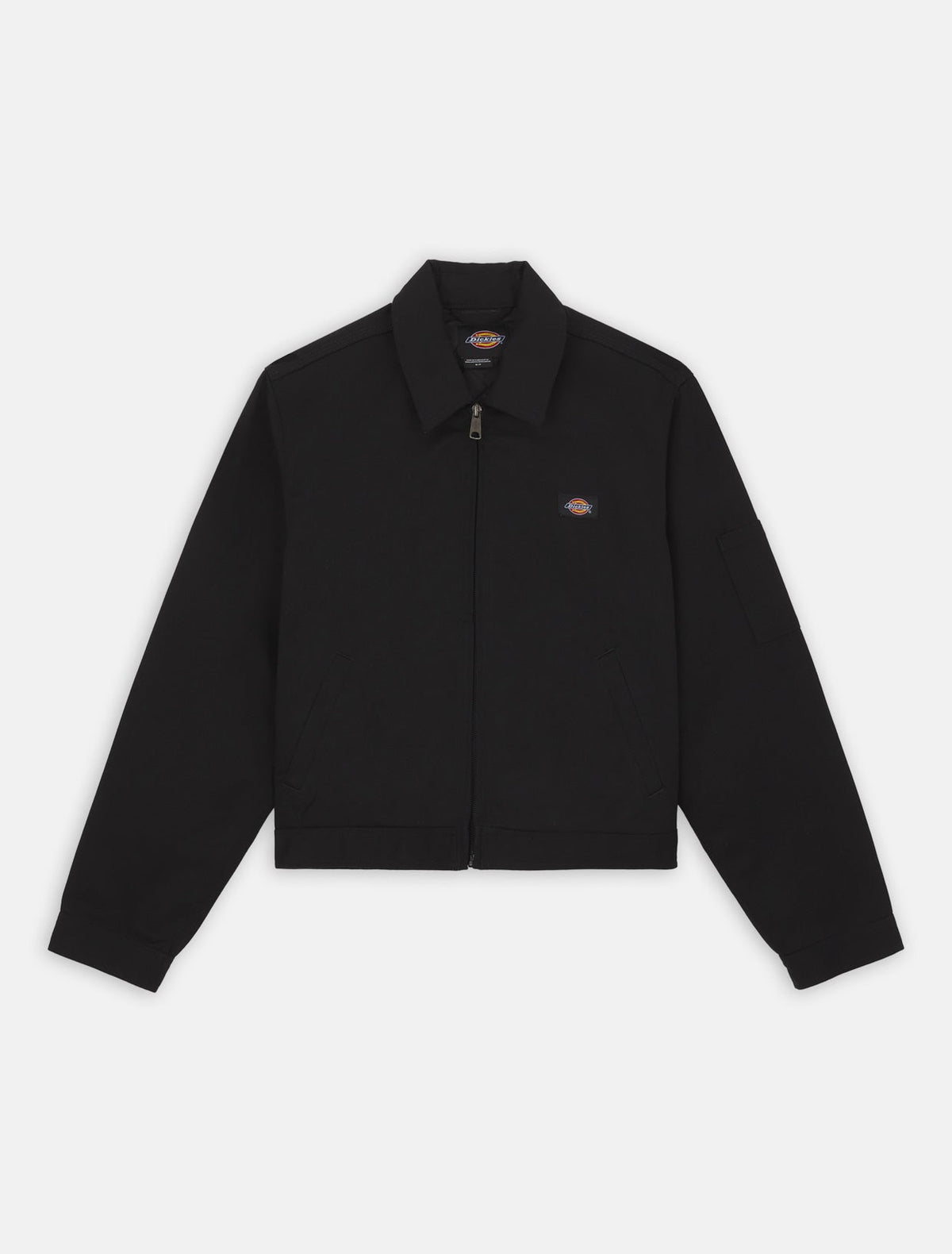 Eisenhower Cropped Lined Work Jacket - Black - Women