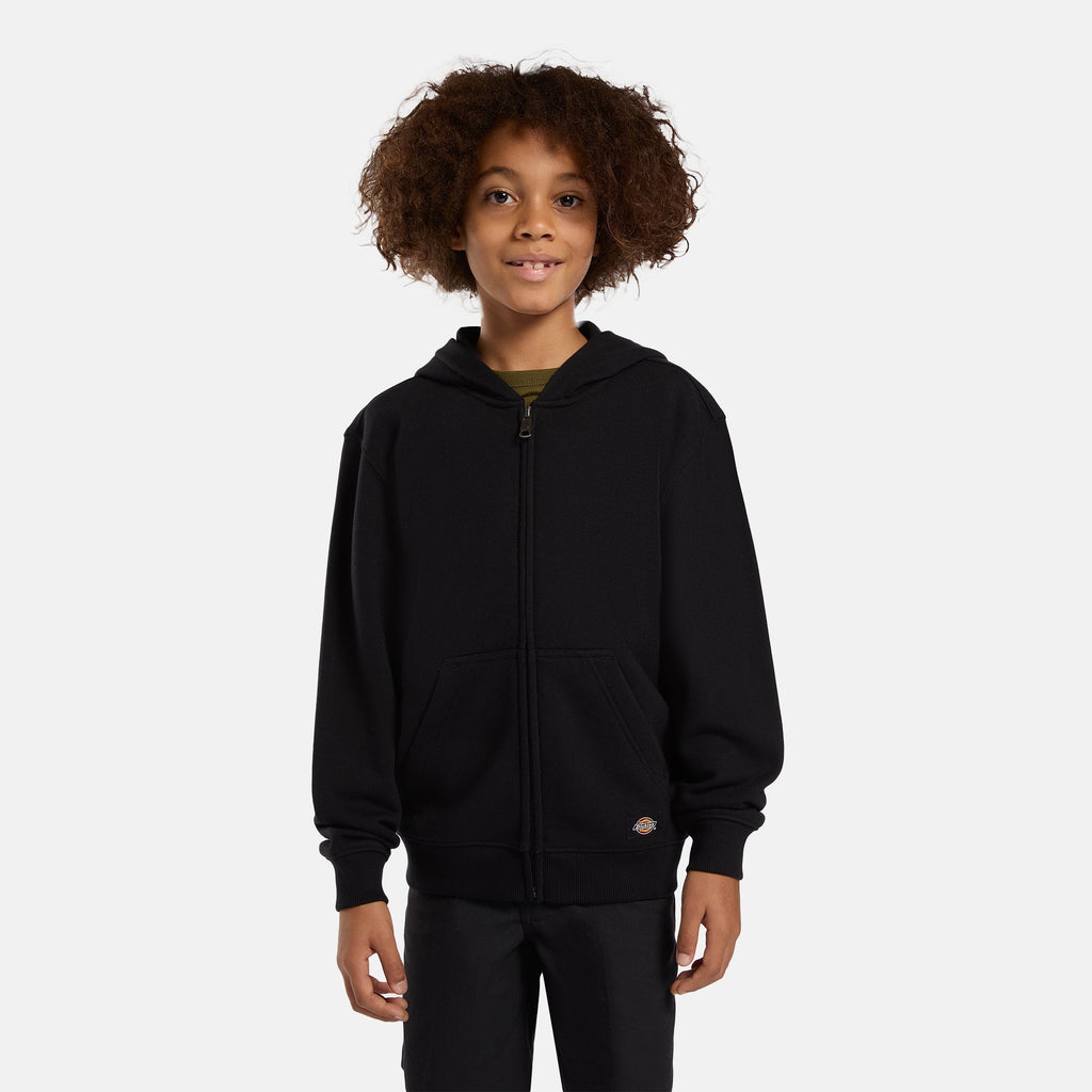 Sudadera Con Capucha Terry Para Niños - Black