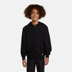 Sudadera Con Capucha Terry Para Niños - Black