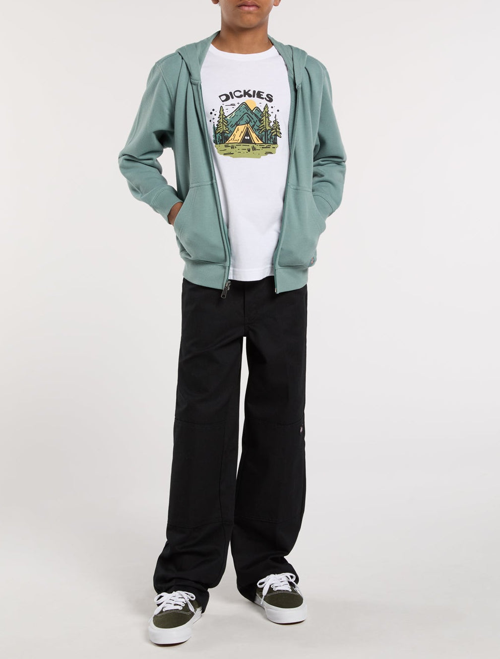 Kids' Terry Hoodie - Stormy Sea