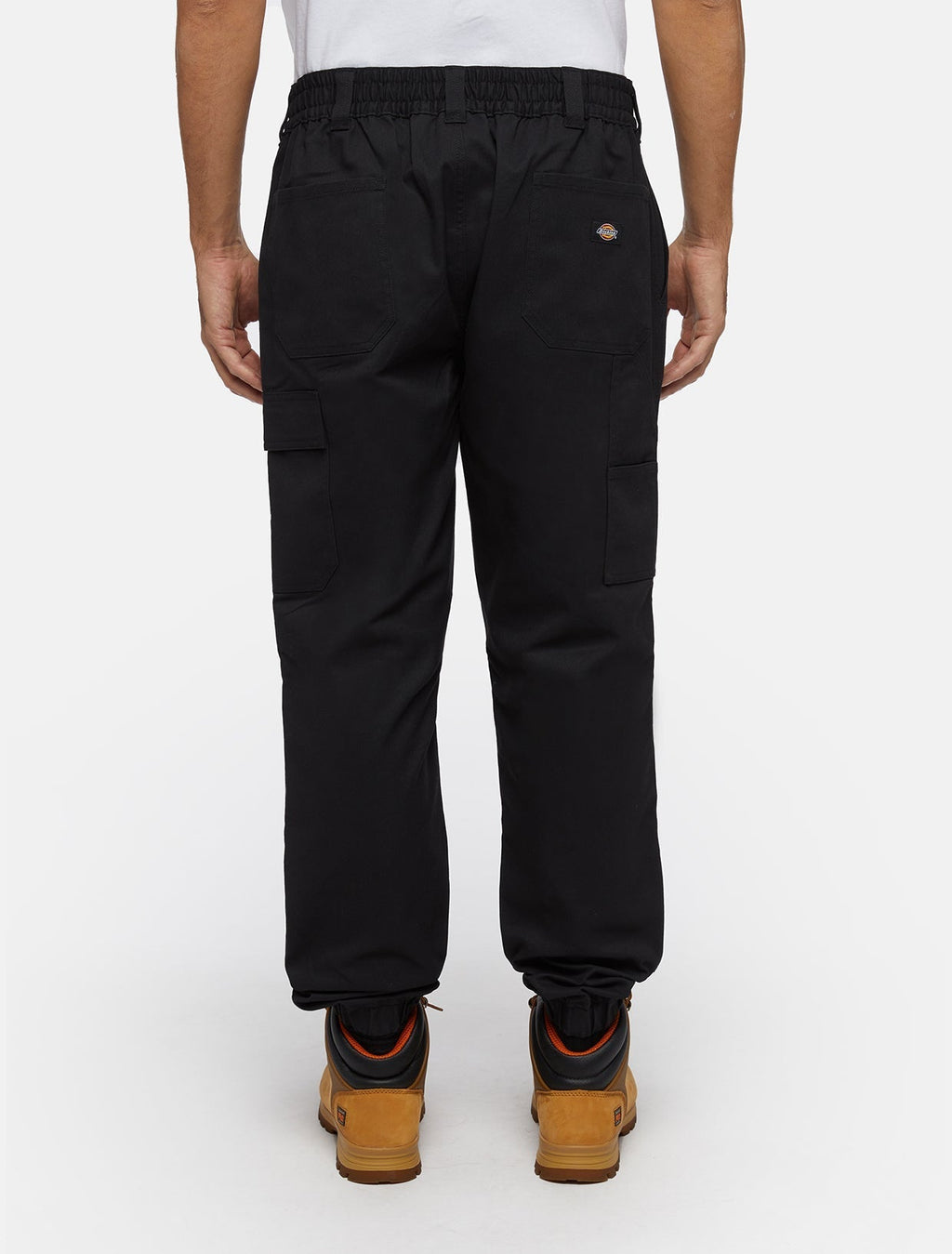 Pantaloni cargo jogger in twill - Nero - Uomo