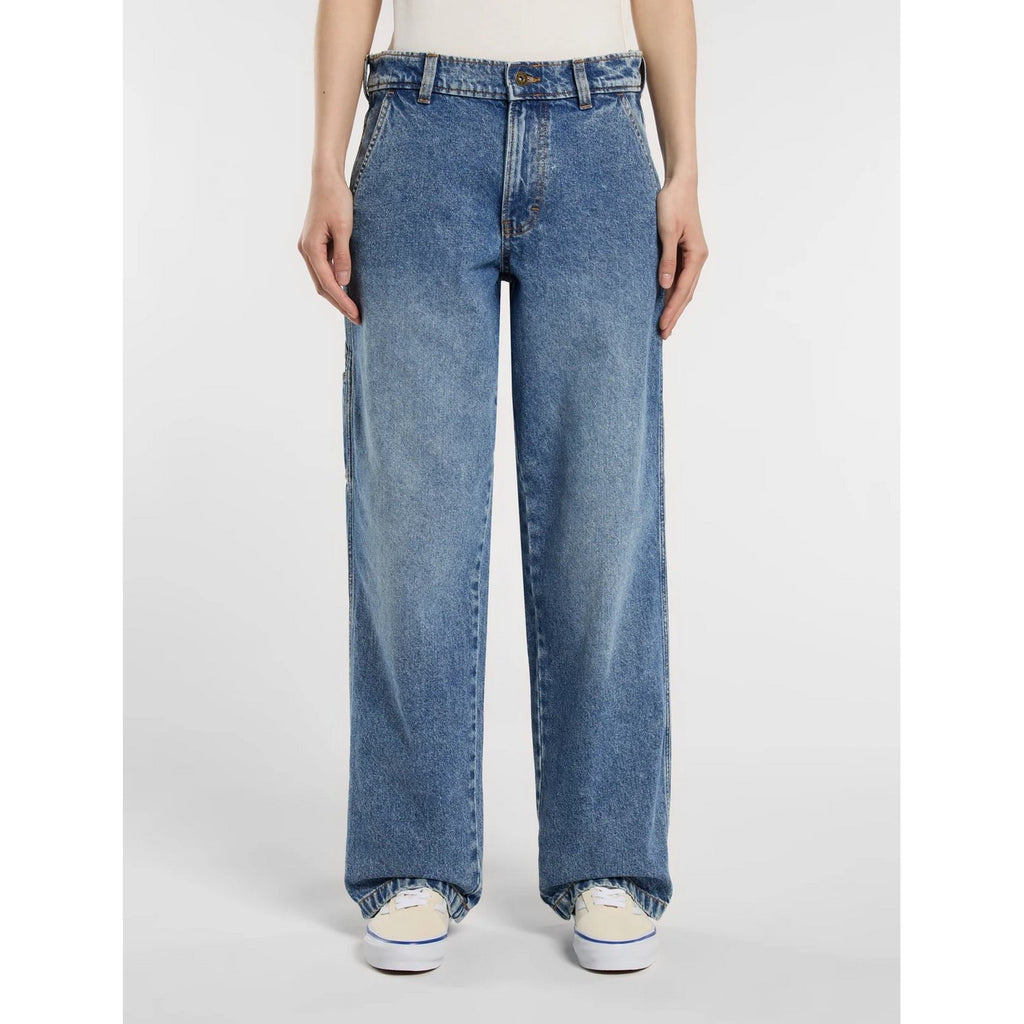 Jean Carpenter Droite Ample Stevensville - Bleu Clair - Femme
