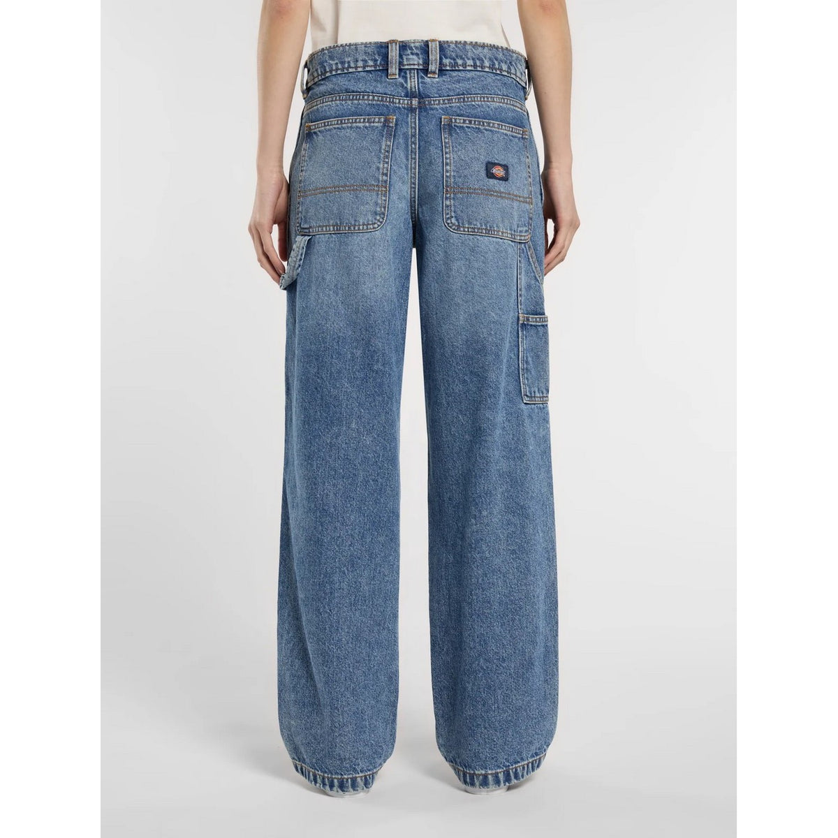 Jean Carpenter Droite Ample Stevensville - Bleu Clair - Femme