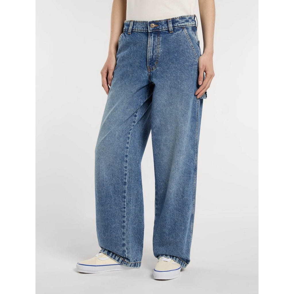 Jean Carpenter Droite Ample Stevensville - Bleu Clair - Femme