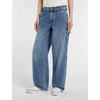 Jean Carpenter Droite Ample Stevensville - Bleu Clair - Femme