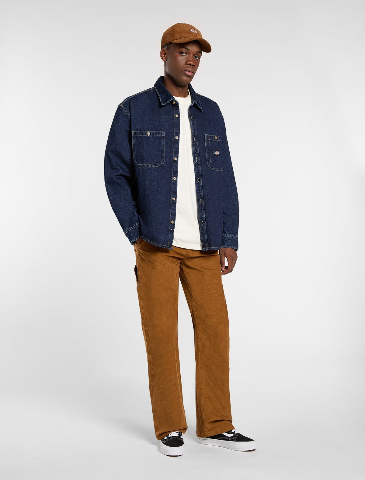 Pantaloni da carpentiere in velluto a coste - Brown Duck