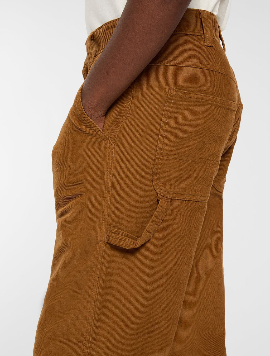 Pantaloni da carpentiere in velluto a coste - Brown Duck