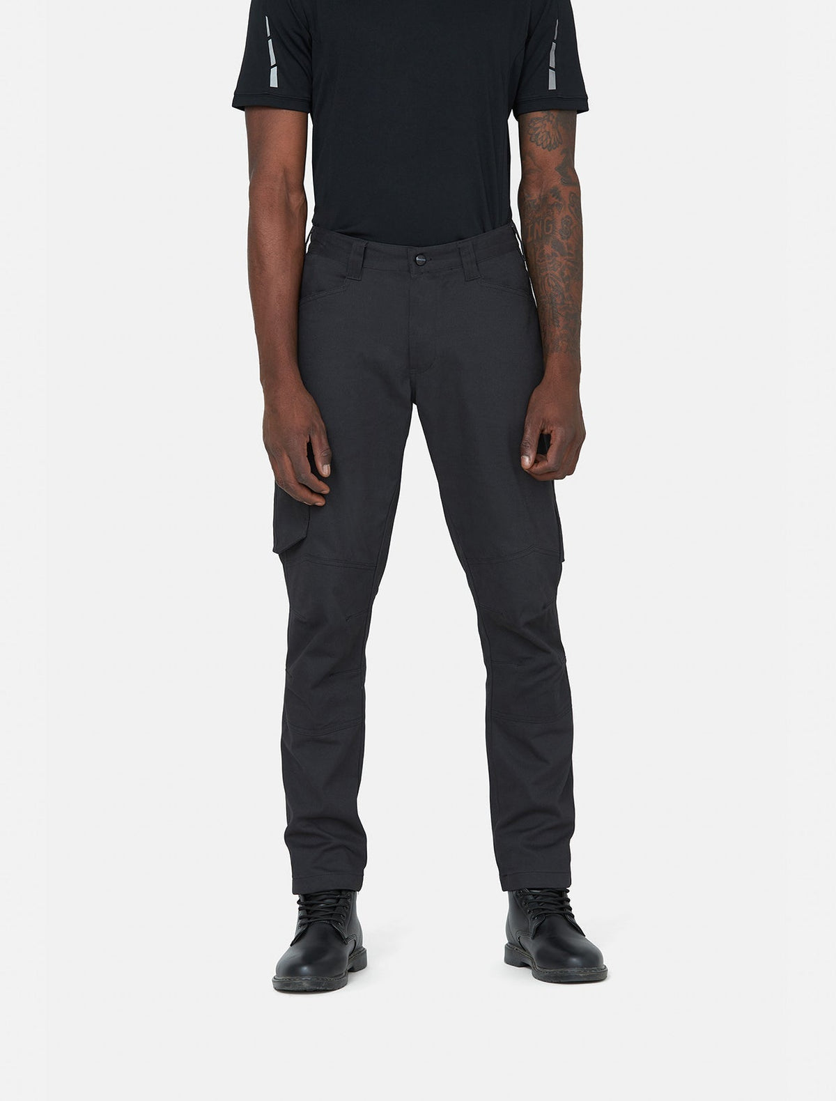 Lead In Flex Work Trousers - Black - Men