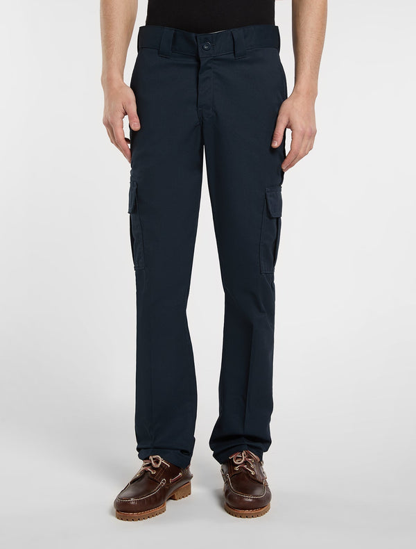 Pantaloni cargo Mechanical Stretch Slim - Blu navy scuro - Uomo