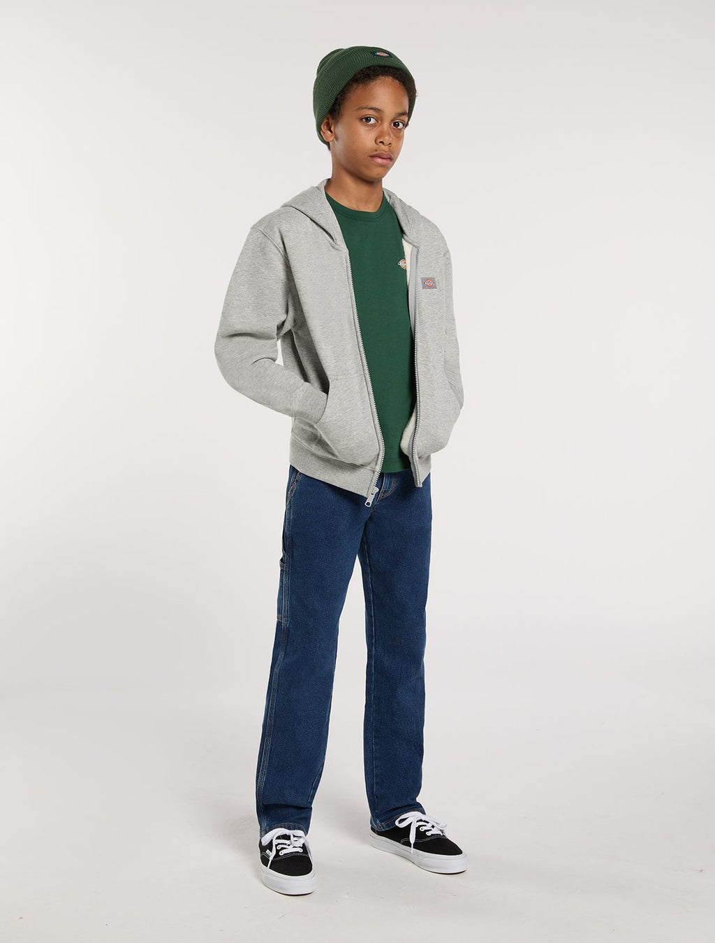 Jeans Carpenter Relaxed Da Ragazzo - Mid Wash