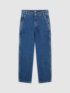 Jeans Carpenter Relaxed Da Ragazzo - Mid Wash