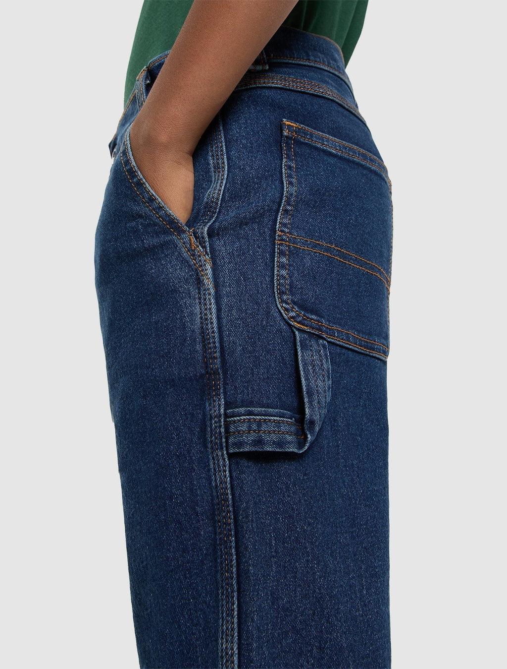 Jeans Carpenter Relaxed Da Ragazzo - Mid Wash
