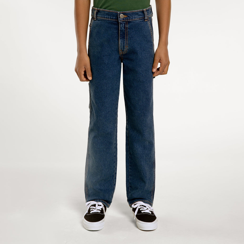 Jeans Carpenter Relaxed Da Ragazzo - Mid Wash